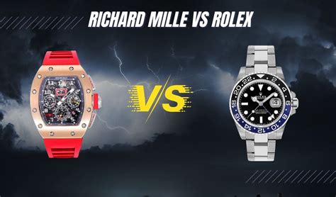 richard mille watch vs rolex|Richard Mille vs. Rolex: A Clash of Titans in the Watch World.